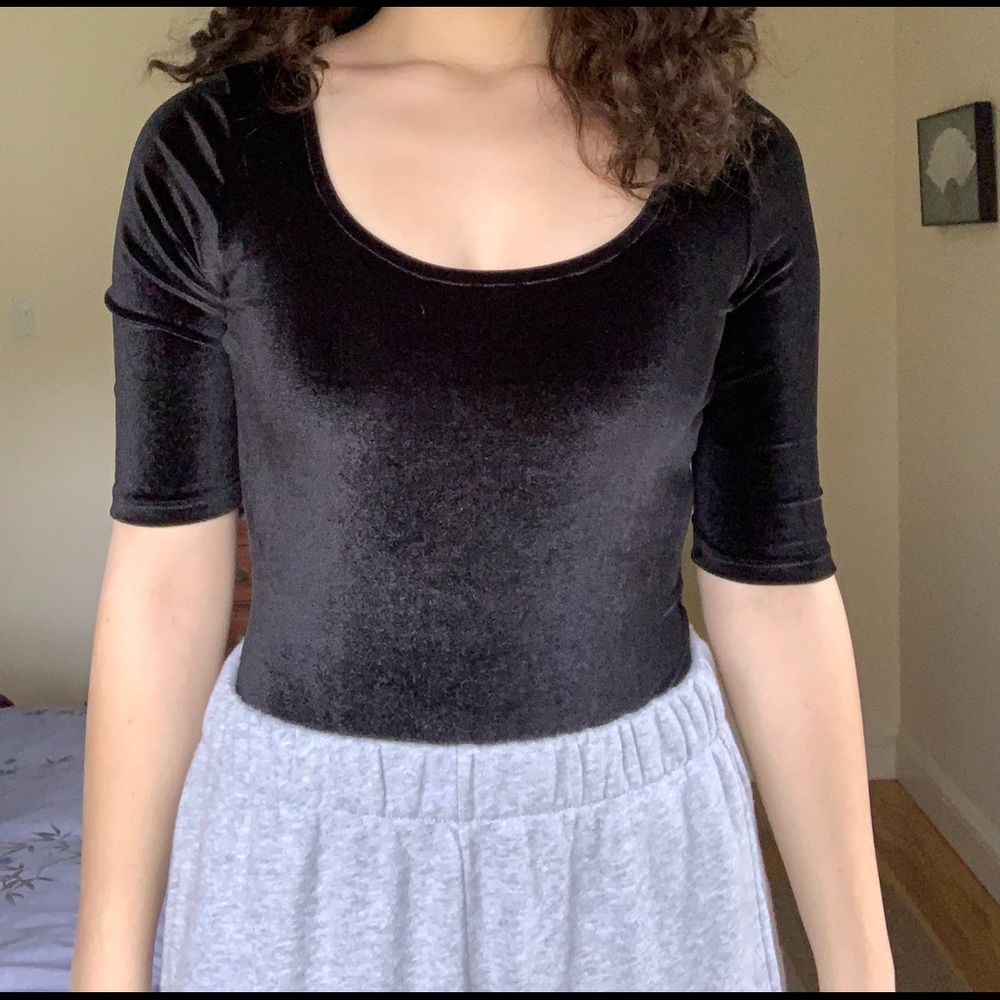 Velvet bodysuit